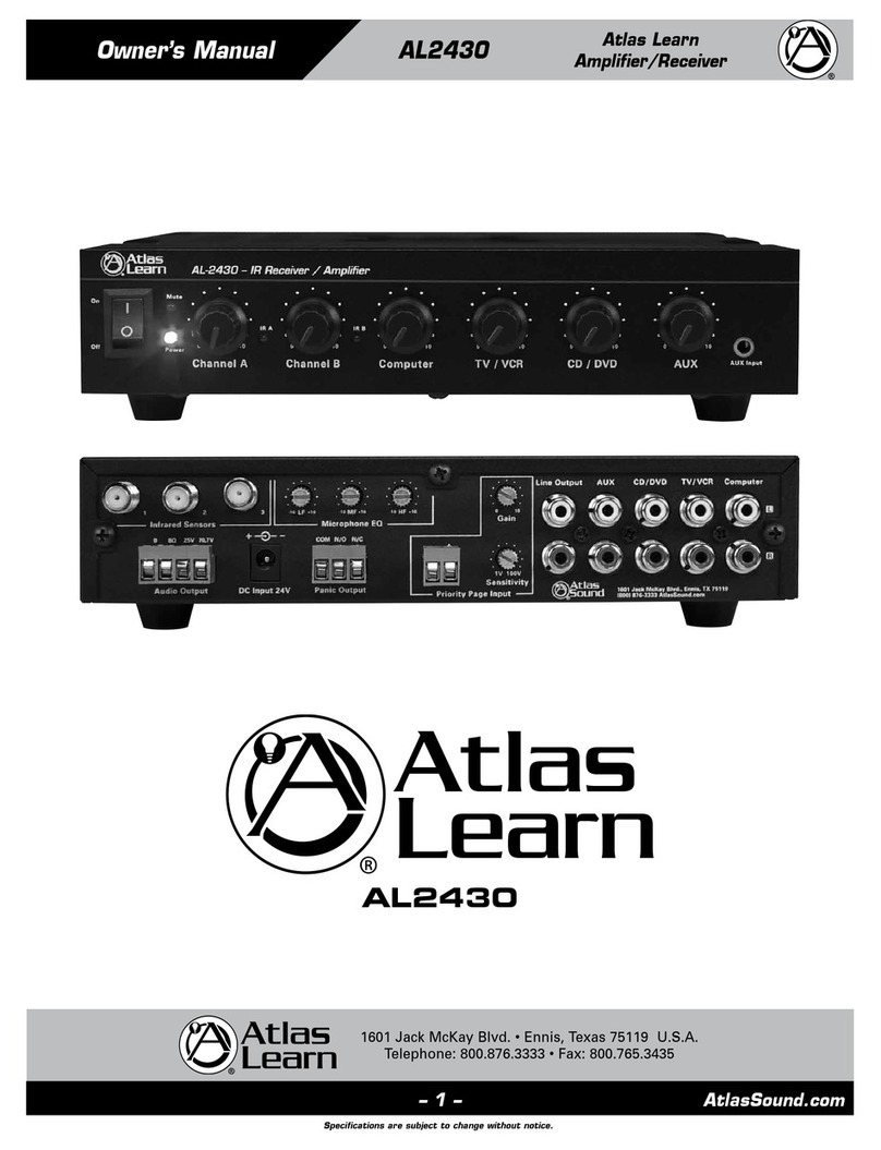 Atlas Learn AL2430 User manual