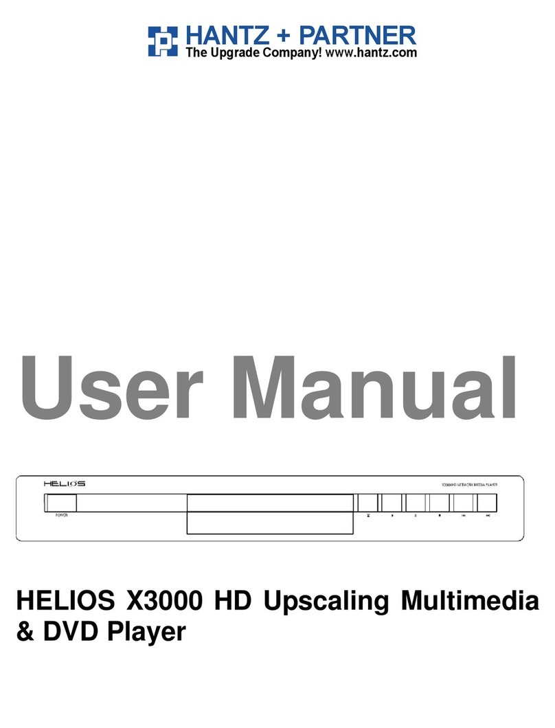 HANTZ HELIOS X3000 user manual