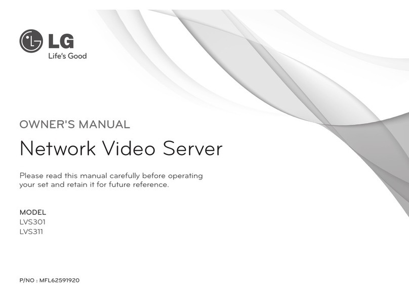 LG LVS301 series owner's manual