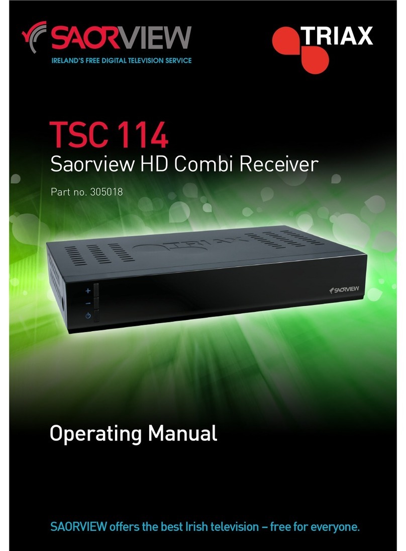 Triax TSC 114 operating manual