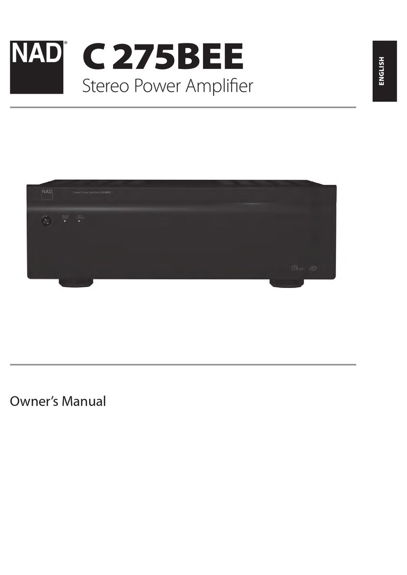 NAD C275BEE C/AH User manual
