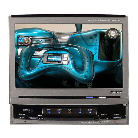 Alpine TMI-M990 - LCD Monitor User manual Alpine TMI-M990 - LCD Monitor User manual