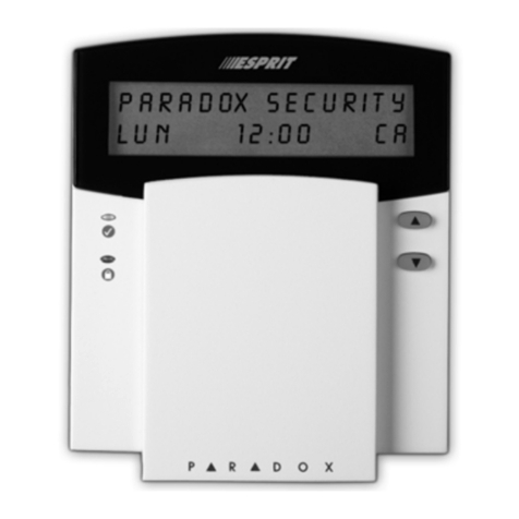 Paradox Esprit+ 642 User manual
