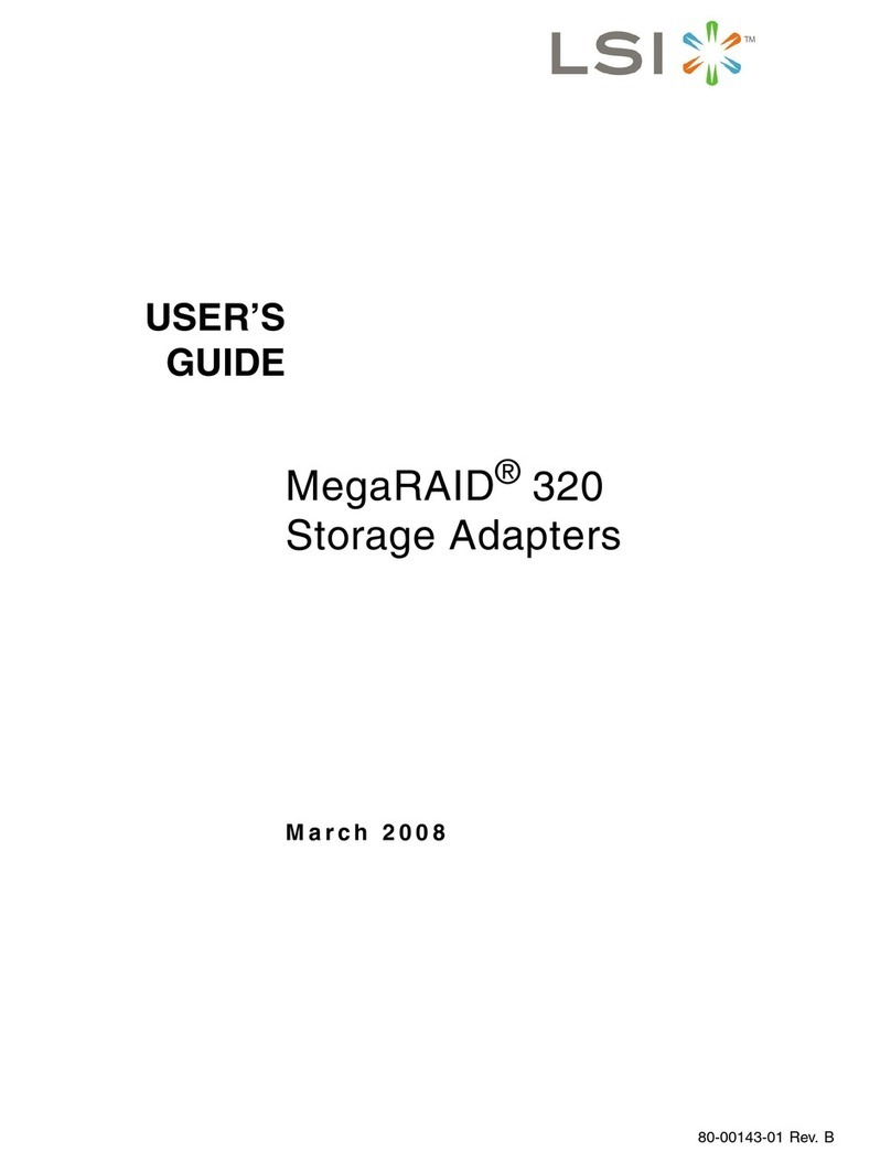 LSI MegaRAID 320 user guide
