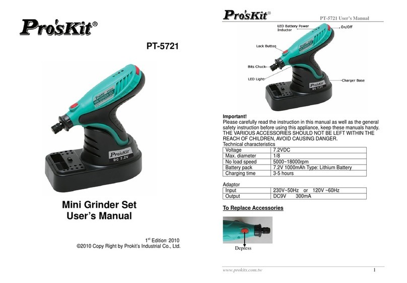 Prokit's Industries PT-5721 user manual