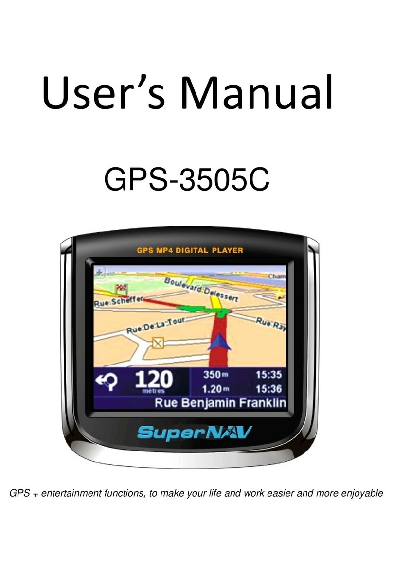 SuperNAV GPS-3505C User manual