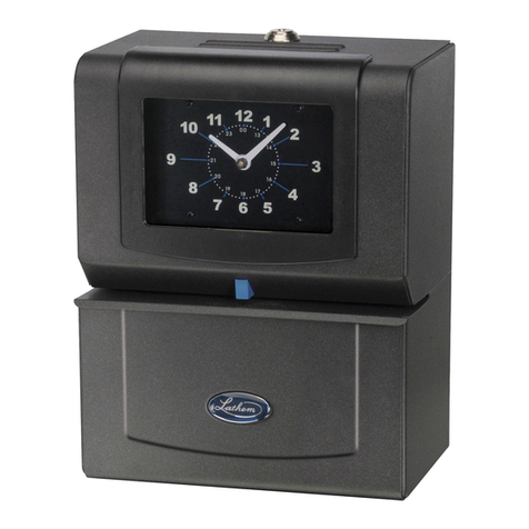 Lathem 4000 Series User manual