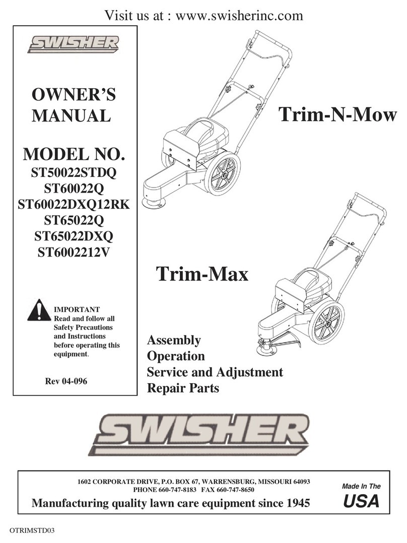 Swisher ST50022STDQ User manual Swisher ST50022STDQ User manual