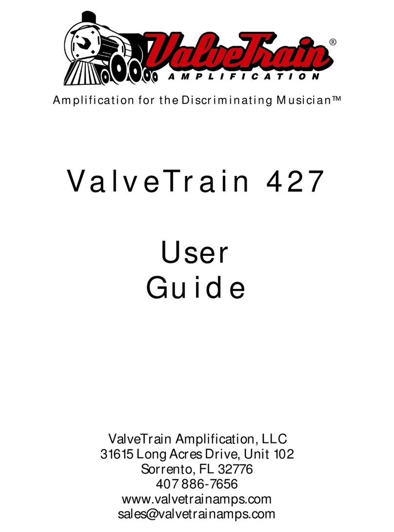 ValveTrain Amplification 427 user guide