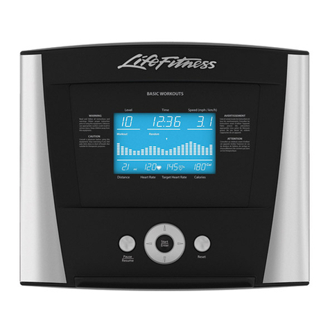 Life Fitness Basic Workouts Console user manual