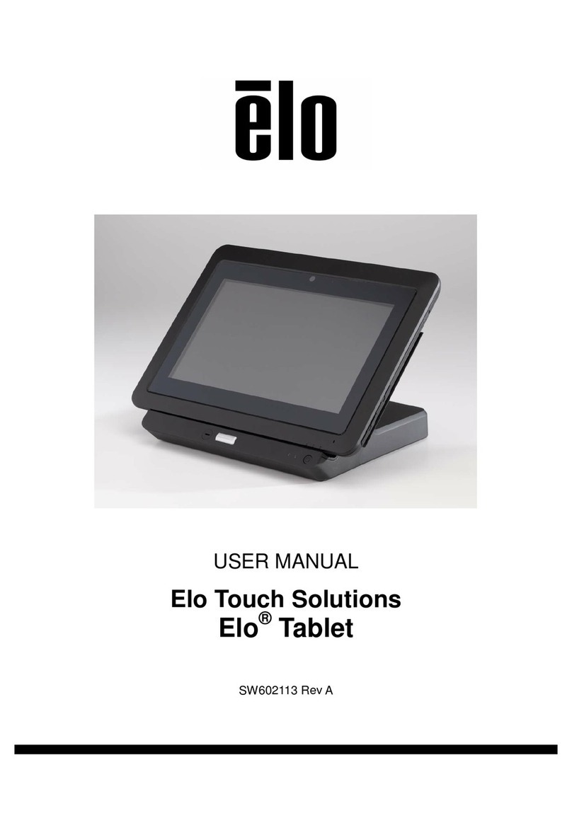Elo TouchSystems Touch Solutions Tablet User manual