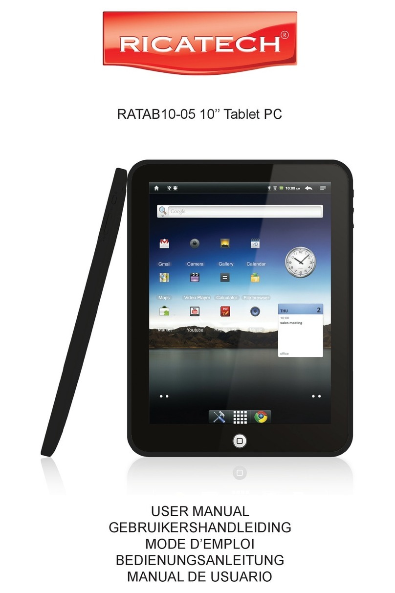 Ricatech RATAB10-05 User manual
