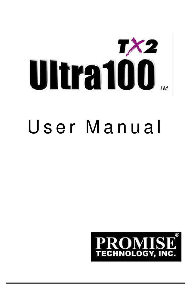 Promise Ultra100 TX2 User manual