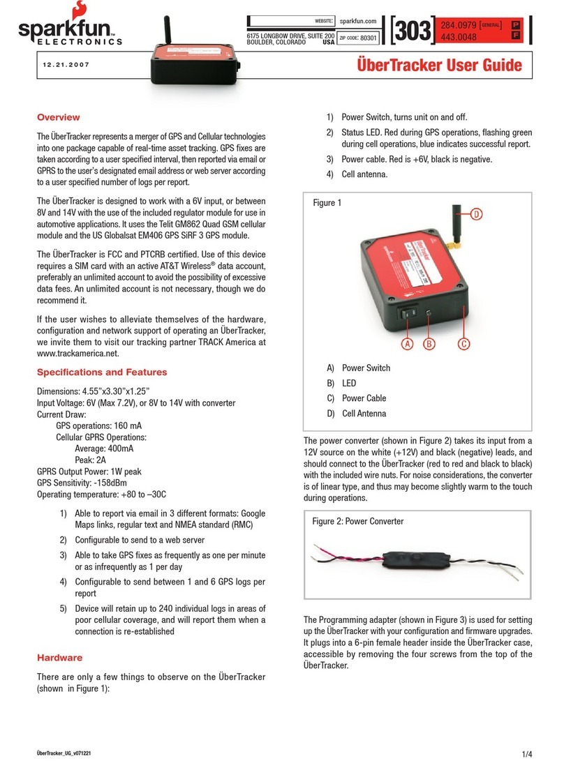 Sparkfun Electronics ÜberTracker user guide