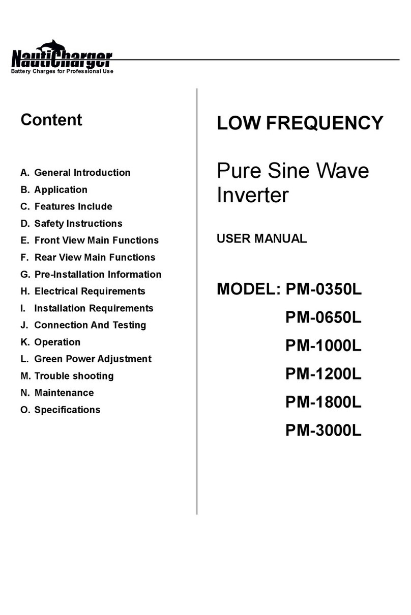 NautiCharger PM-0350L user manual
