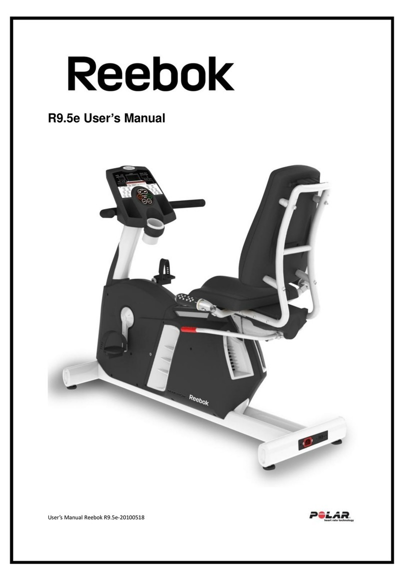 Reebok R9.5e User manual