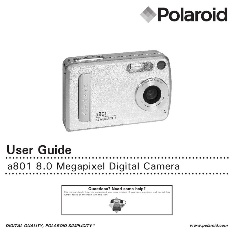 Polaroid a801 User manual Polaroid a801 User manual