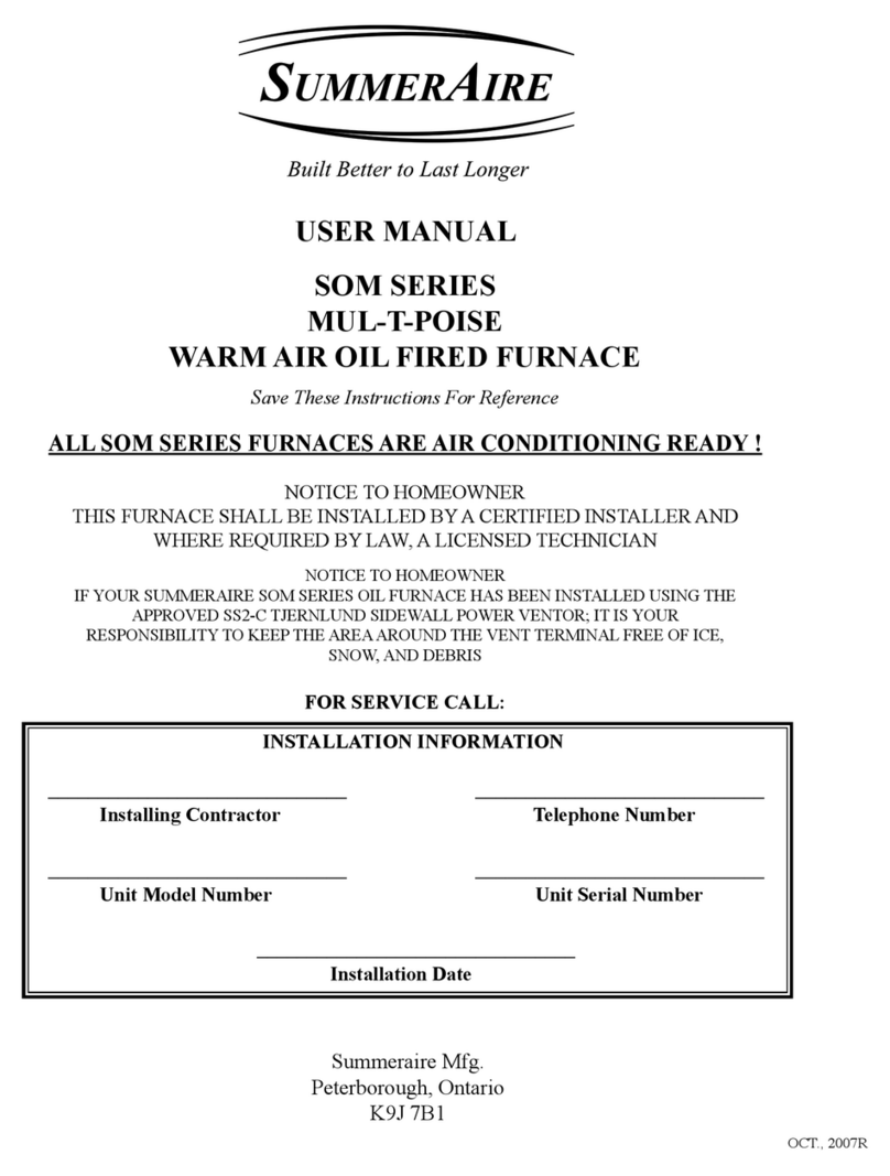 SummerAire SOM SERIES user manual SummerAire SOM SERIES user manual