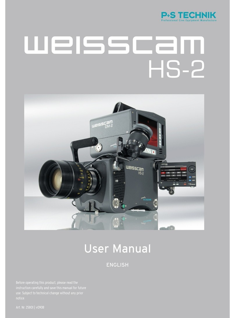 P+S Technik WEISSCAM HS-2 user manual