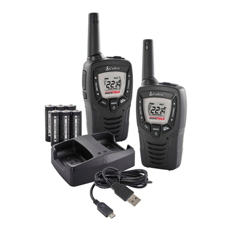 Cobra microTALK CXT390 User manual Cobra microTALK CXT390 User manual