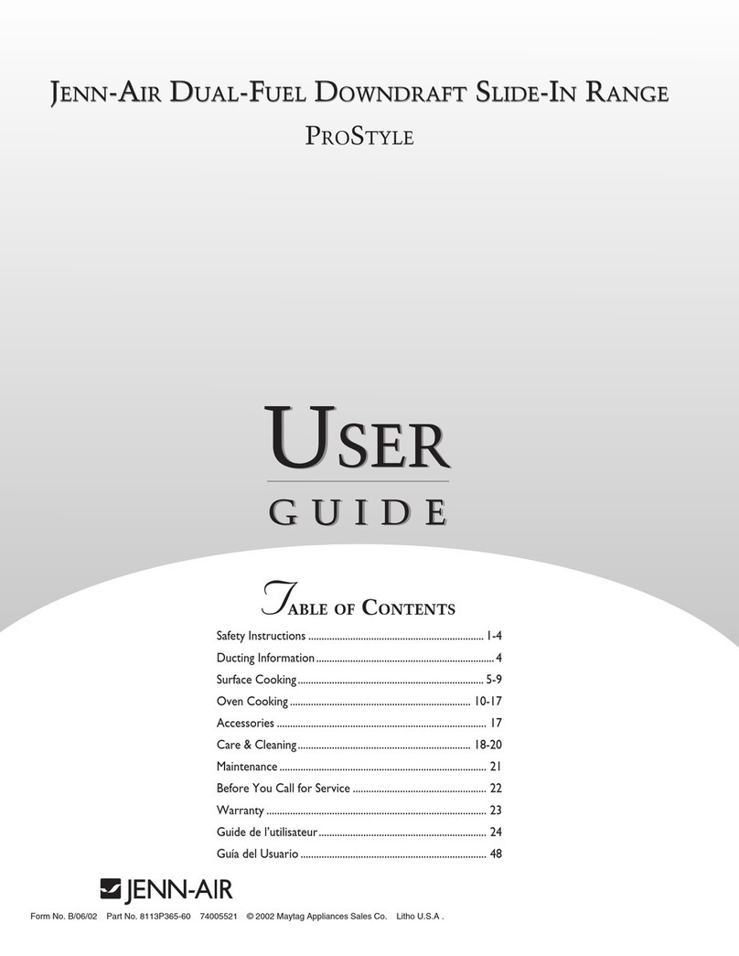 Jenn-Air PRO-STYLE User manual
