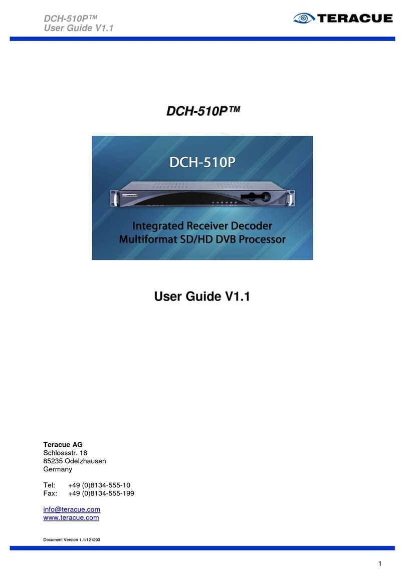 Teracue DCH-510P user guide