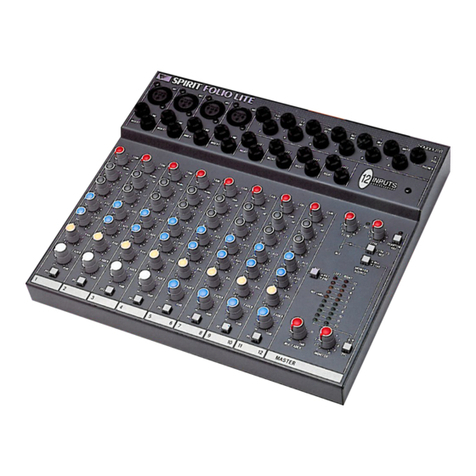 SoundCraft Spirit Folio Lite User manual