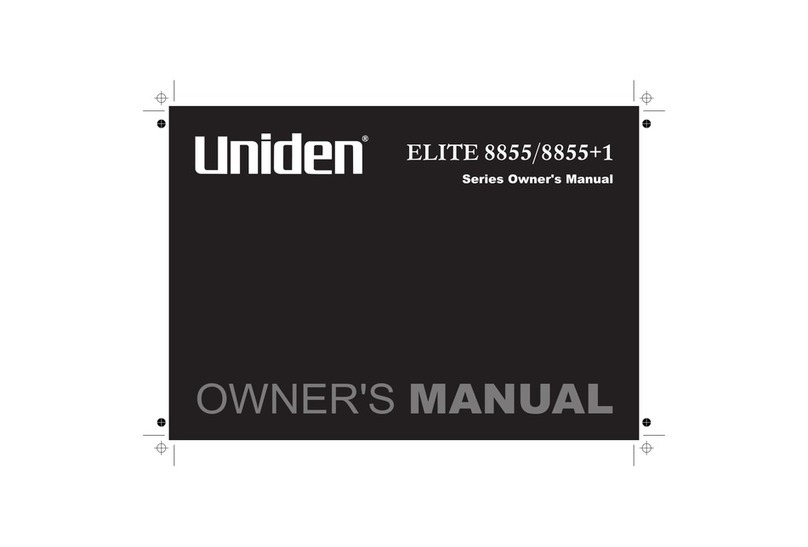 Uniden ELITE 8855 Series owner's manual