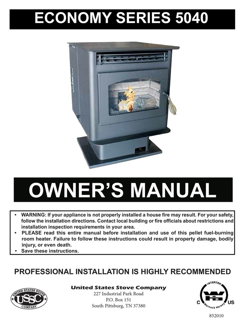 United States Stove Company 5040 owner's manual