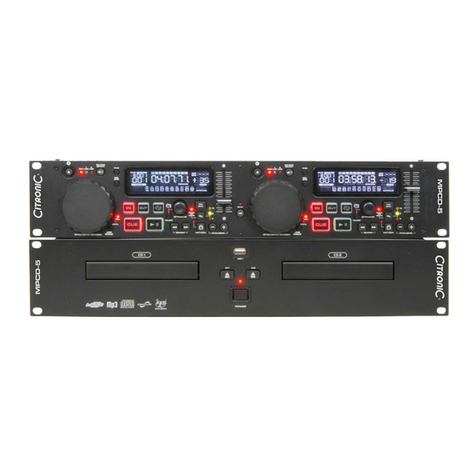 Citronic MPCD-5 owner's manual