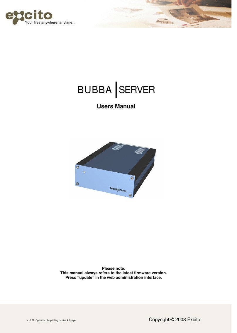 Excito BUBBA User manual