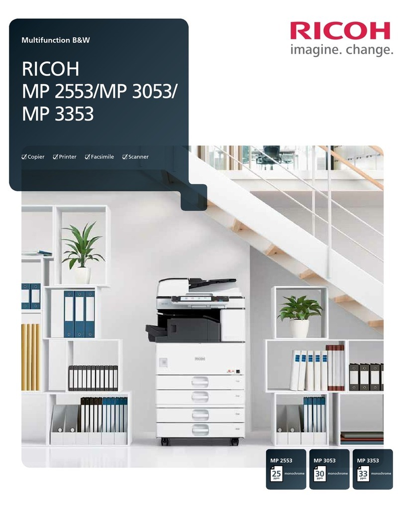 Ricoh MP 3353 Series User manual