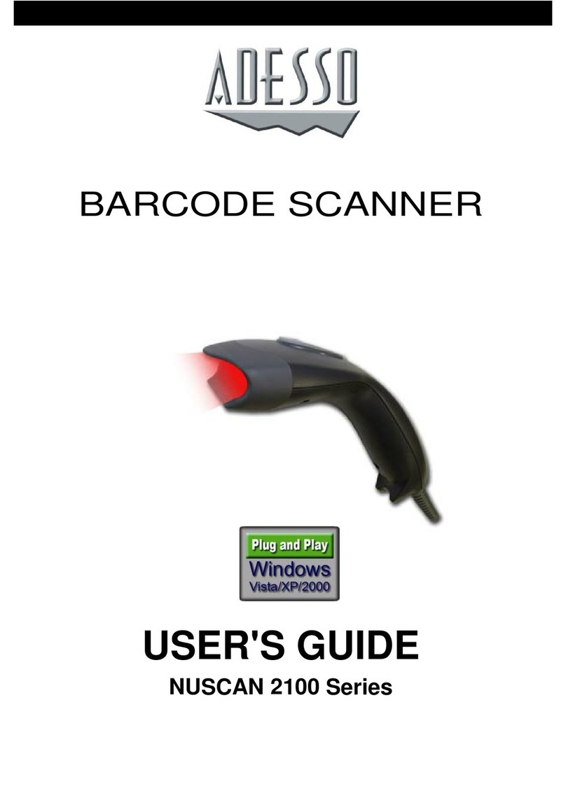 Adesso NuScan 2100 Series User manual
