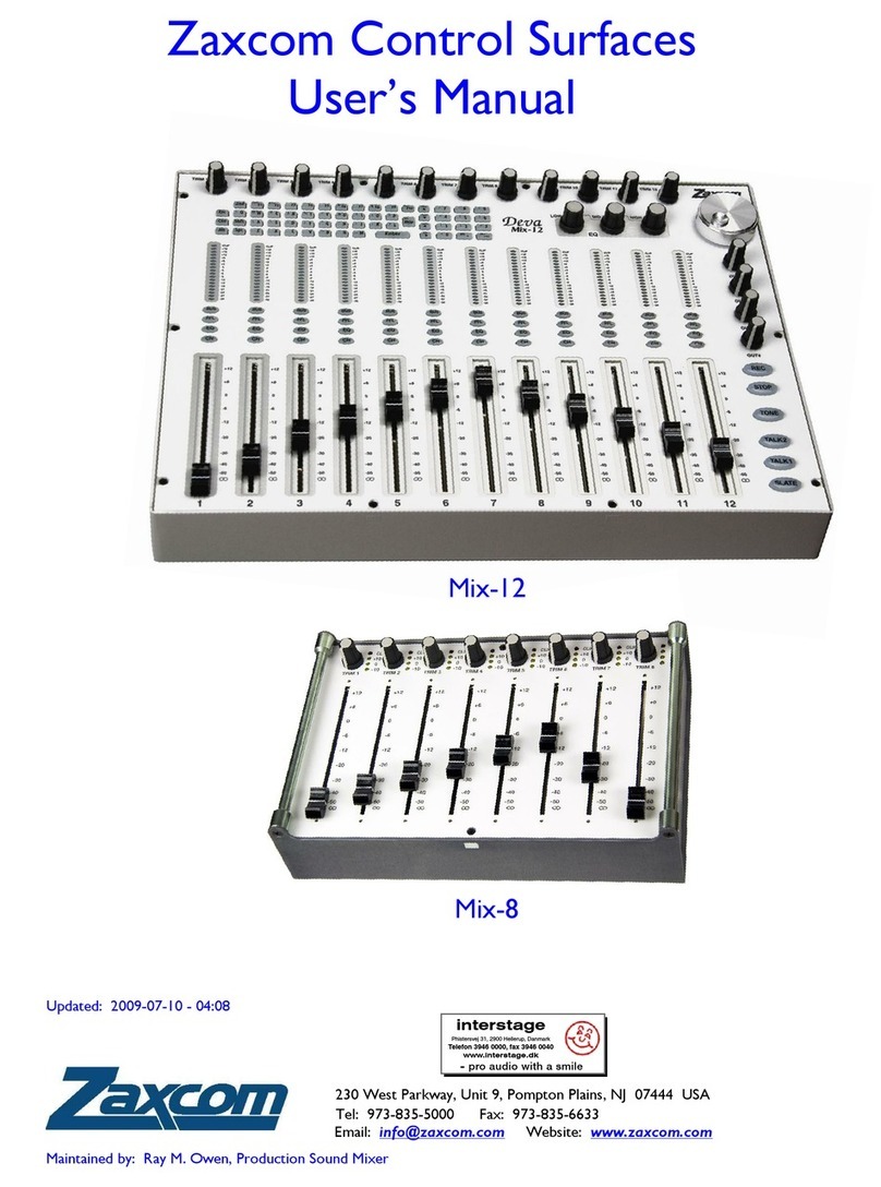 Zaxcom DEVA Mix-12 user manual