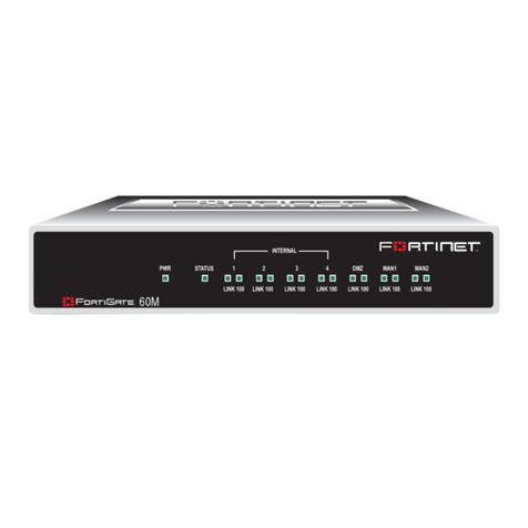 Fortinet FortiGate-60M User manual