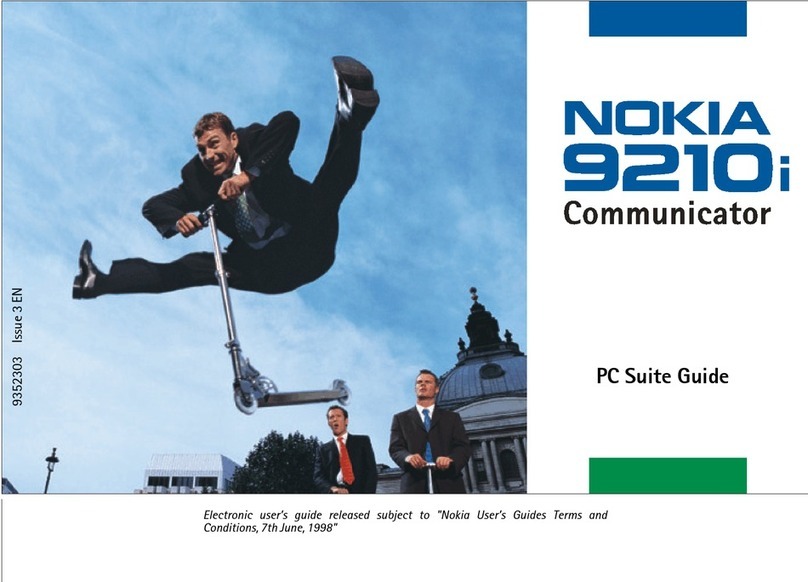 Nokia COMMUNICATOR 9210i Software guide