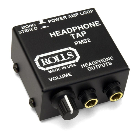Rolls PM52 User manual