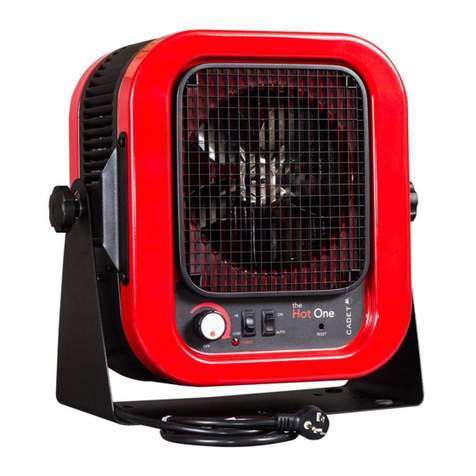 Cadet The Hot One RCP402S User manual