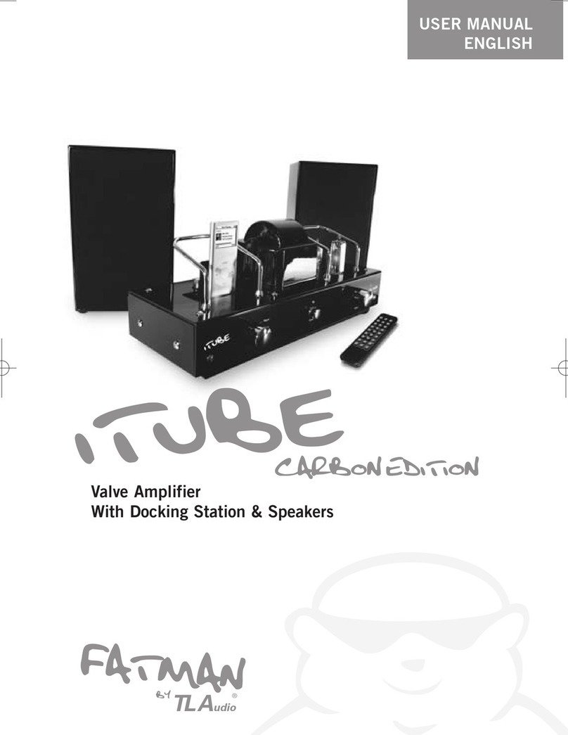 T L Audio ITUBE CARBON EDITION User manual T L Audio ITUBE CARBON EDITION User manual