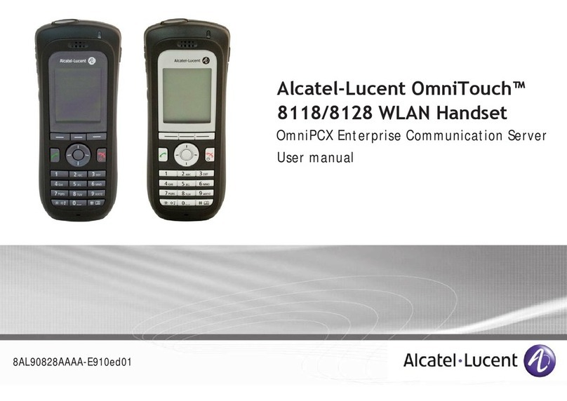 Alcatel-Lucent 8118 user manual