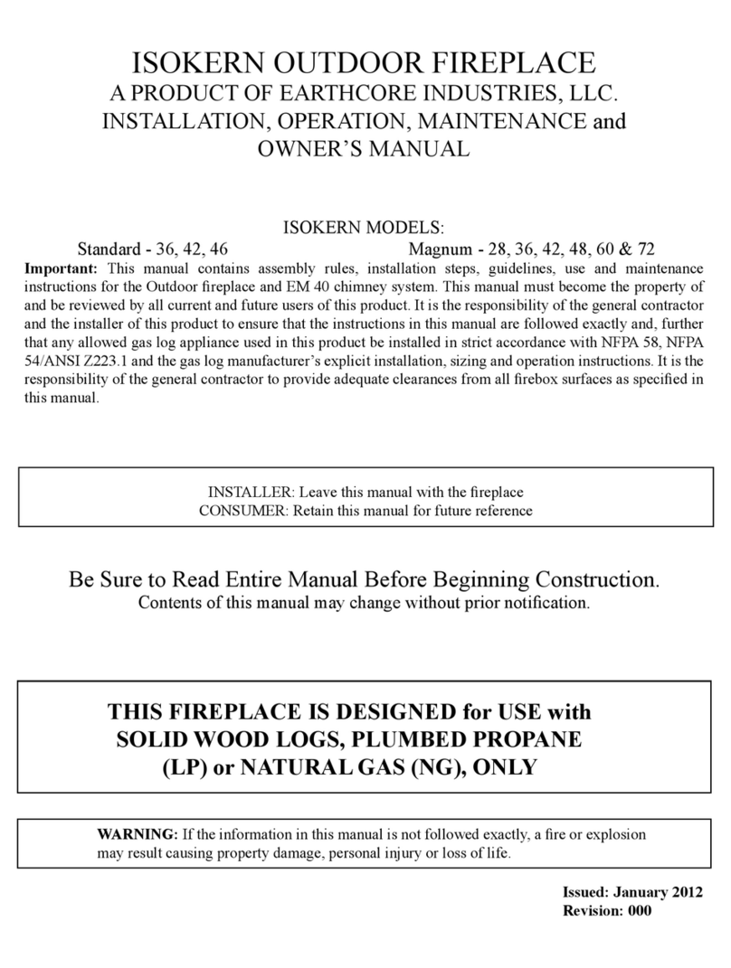EarthCore ISOKERN Standard 36 Installation, operating, maintenance and owner's manual EarthCore ISOKERN Standard 36 Installation, operating, maintenance and owner's manual