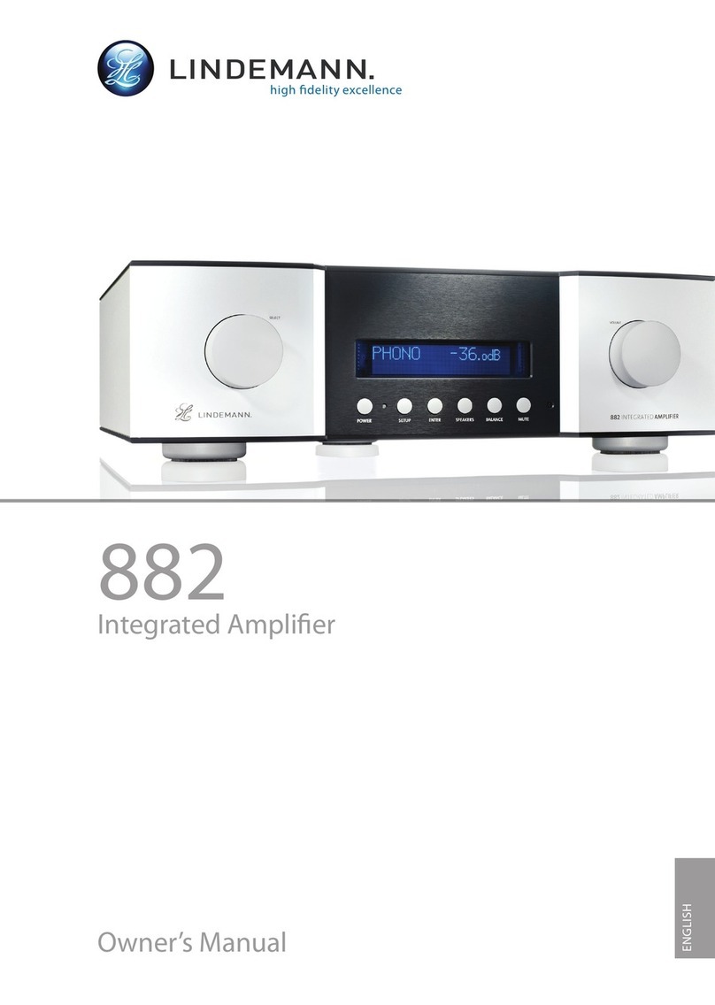 Lindemann 882 User manual