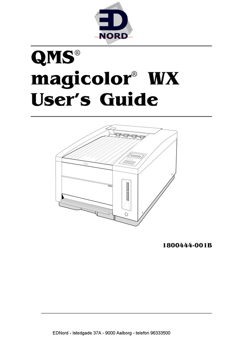 EDNord QMS magicolor WX User manual EDNord QMS magicolor WX User manual