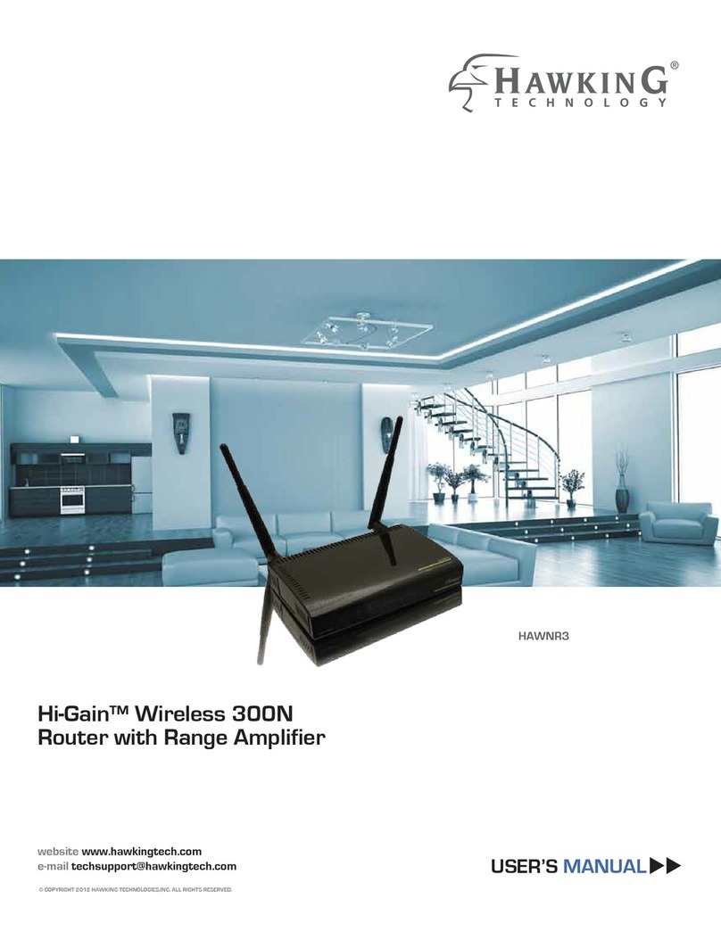 Hawking Hi-Gain HAWNR3 user manual