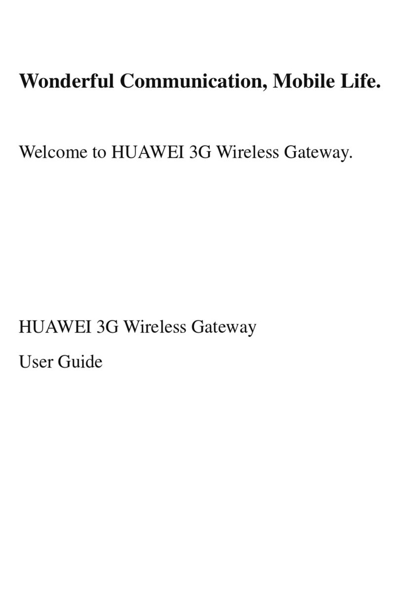 Huawei Pocket WiFi 3G User manual