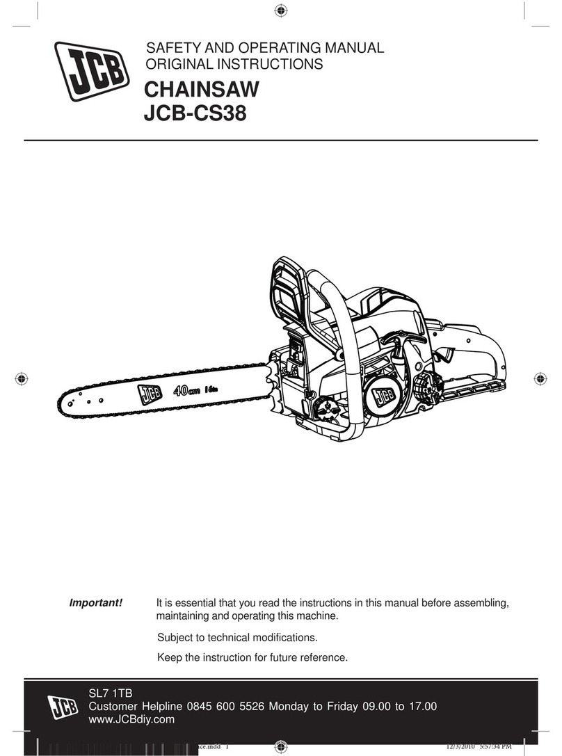 jcb JCB-CS38 User manual
