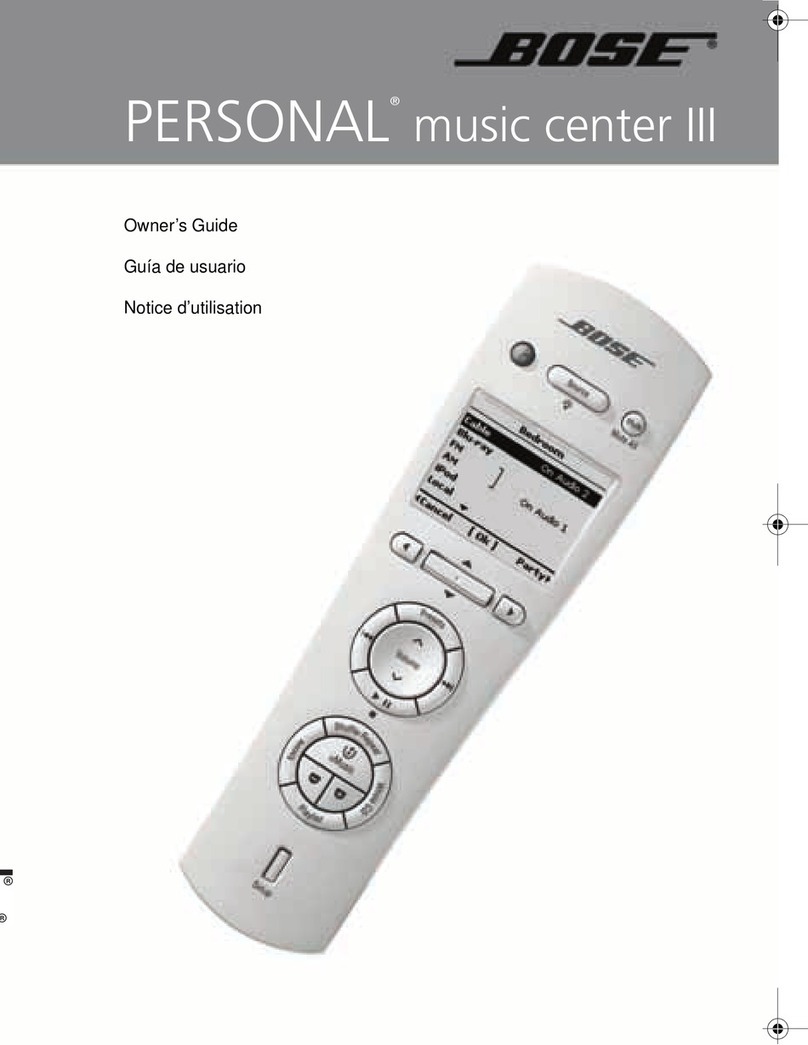 Bose WAVE RADIO III User manual