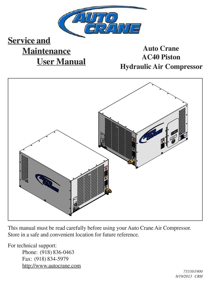 Auto Crane AC40 Piston Service and maintenance user manual Auto Crane AC40 Piston Service and maintenance user manual