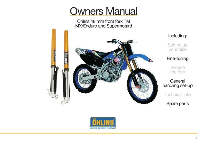 Ohlins HUSABERG MX 2000 owner's manual