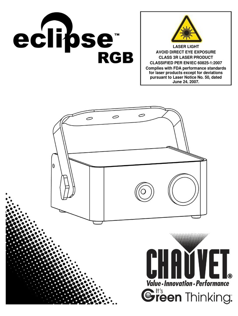 Chauvet Eclipse RGB user manual